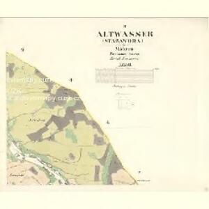 Altwasser (Starawoda) - m2848-1-002 - Kaiserpflichtexemplar der Landkarten des stabilen Katasters
