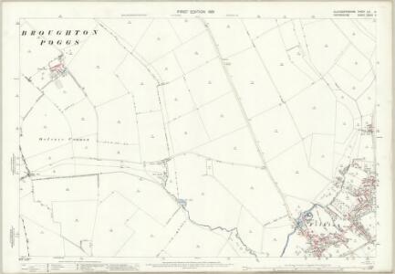 Gloucestershire LIII.3 (includes: Broadwell; Broughton Poggs; Eastleach; Filkins) - 25 Inch Map
