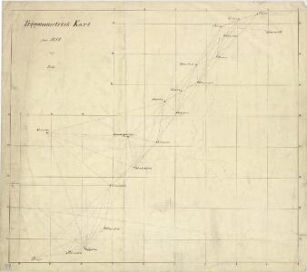 Trigonometrisk grunnlag, Squelet-Cart 37: Trigonometrisk Kart for 1828