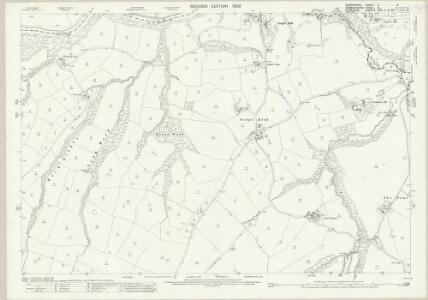 Shropshire V.8 (includes: Ellesmere Rural; Overton; Rhiwabon) - 25 Inch Map