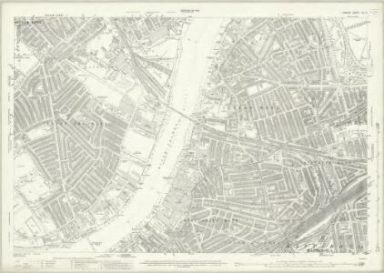 London (1915- Numbered sheets) VIII.8 (includes: Battersea; Chelsea; Fulham) - 25 Inch Map