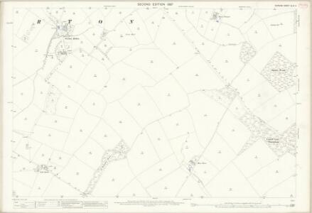 Durham XLIX.11 (includes: Barmpton; Brafferton; Little Stainton) - 25 Inch Map