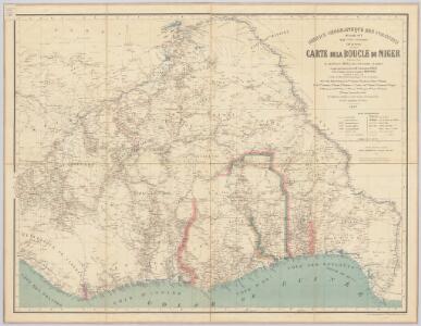 Carte de la boucle du Niger / dressée par Spicq ; Service Géographique des Colonies