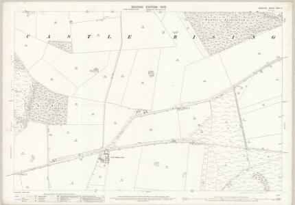 Norfolk XXXIII.4 (includes: Castle Rising; Roydon; South Wootton) - 25 Inch Map