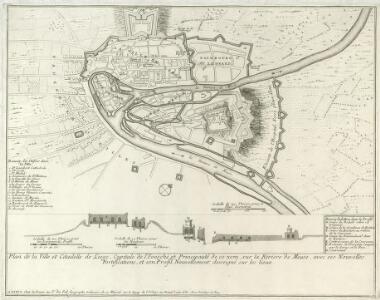 Plan de la Ville et Citadelle de Liege