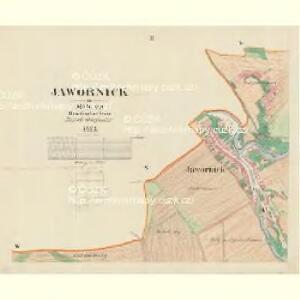 Jawornick - m1053-1-002 - Kaiserpflichtexemplar der Landkarten des stabilen Katasters