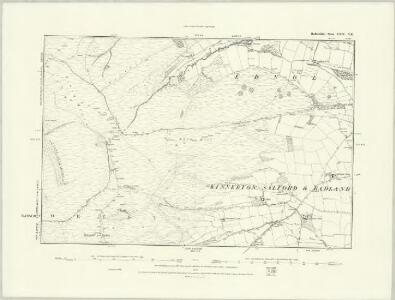 Radnorshire XXIV.NW - OS Six-Inch Map