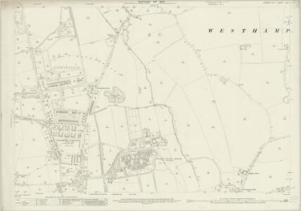 Sussex LXI.3 (includes: Chichester; Lavant; Westhampnett) - 25 Inch Map