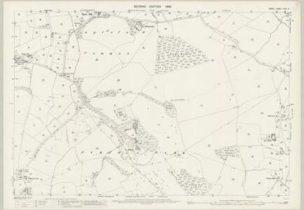 Essex (1st Ed/Rev 1862-96) LXVI.4 (includes: Havering Atte Bower; Navestock; Noak Hill; Stapleford Abbotts) - 25 Inch Map