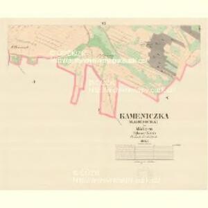 Kameniczka (Kamenička) - m1141-1-005 - Kaiserpflichtexemplar der Landkarten des stabilen Katasters