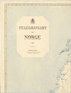 Spesielle kart 18 Nord-vest: Telegrafkart over Norge