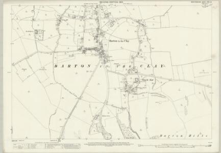 Bedfordshire XXVI.13 (includes: Barton in The Clay; Streatley) - 25 Inch Map