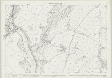 Cornwall XLIV.14 (includes: Duloe; Looe; Morval; St Martin) - 25 Inch Map