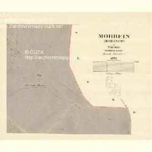 Morrein (Mořinow) - m1895-1-005 - Kaiserpflichtexemplar der Landkarten des stabilen Katasters