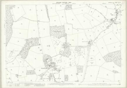 Suffolk LXIII.15 (includes: Alpheton; Long Melford; Stanstead) - 25 Inch Map