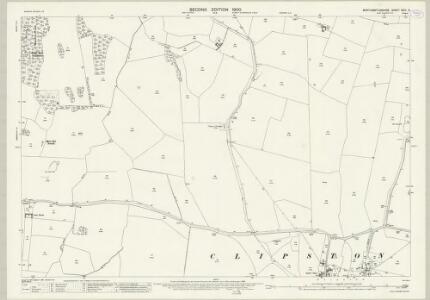 Northamptonshire XXIII.3 (includes: Clipston; East Farndon; Marston Trussel; Sibbertoft) - 25 Inch Map