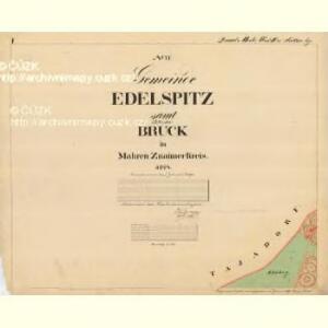 Edelspitz - m2705-1-001 - Kaiserpflichtexemplar der Landkarten des stabilen Katasters