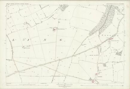 Gloucestershire XXVIII.5 (includes: Guiting Power; Haselton; Hawling; Naunton; Notgrove) - 25 Inch Map