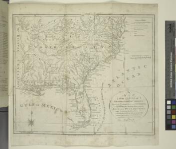 A map of the states of Virginia, North Carolina, South Carolina and Georgia; comprehending the Spanish provinces of East and West Florida; exhibiting the boundaries as fixed by the late Treaty of Peace between the United States and the Spanish dominions.
