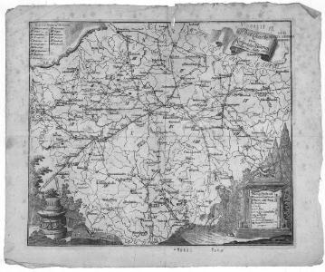 Post Charte vom Königreiche Böhmen.verlegt im Jahr 1802