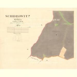 Schidrowitz - m0336-1-004 - Kaiserpflichtexemplar der Landkarten des stabilen Katasters