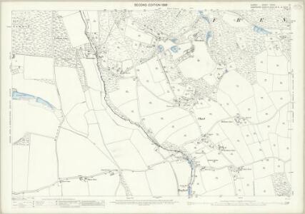 Surrey XXXVII.10 (includes: Frensham; Headley) - 25 Inch Map