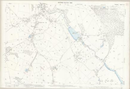 Cheshire XL.14 (includes: Delamere; Little Budworth; Rushton; Utkinton) - 25 Inch Map