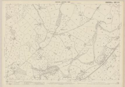 Cardiganshire XLI.13 (includes: Llandysul; Llanllwni; Llanwenog) - 25 Inch Map