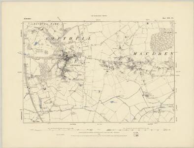 Bedfordshire XX.NW - OS Six-Inch Map