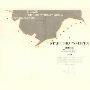 Braunseifen - m2664-2-010 - Kaiserpflichtexemplar der Landkarten des stabilen Katasters