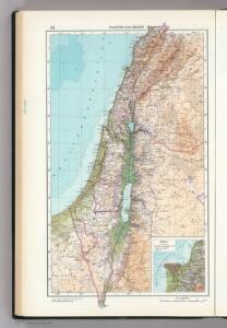 151.  Palestine and Lebanon.  The World Atlas.