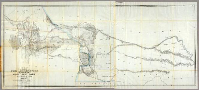 Map of a Reconnoissance between Fort Leavenworth ... and the Great Salt Lake ...