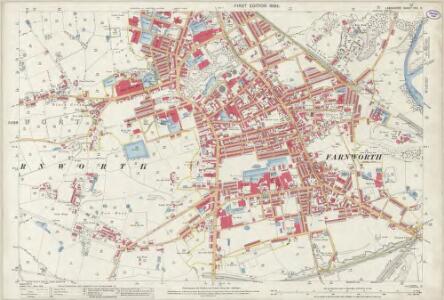 Lancashire XCV.6 (includes: Farnworth; Kearsley; Little Hulton; Radcliffe) - 25 Inch Map