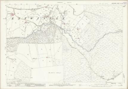 Lancashire LVII.13 (includes: Briercliffe) - 25 Inch Map