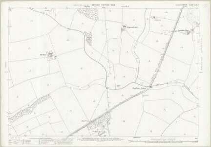 Gloucestershire XXXVI.3 (includes: Aston Blank; Bourton on the Water; Farmington; Turkdean) - 25 Inch Map