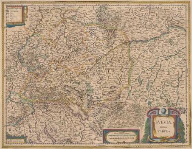 Sueviae Nova Tabula. [Karte], in: Novus Atlas, das ist, Weltbeschreibung, Bd. 1, S. 234.