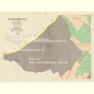 Janowitz (Janowice) - m1035-1-002 - Kaiserpflichtexemplar der Landkarten des stabilen Katasters