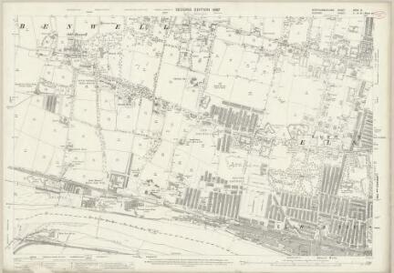 Northumberland (Old Series) XCVII.6 (includes: Blaydon; Newcastle Upon Tyne; Whickham) - 25 Inch Map