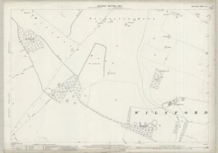 Wiltshire LX.2 (includes: Amesbury; Berwick St James; Wilsford Cum Lake; Winterbourne Stoke; Woodford) - 25 Inch Map
