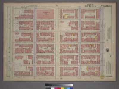 Plate 34, Part of Section 5: [Bounded by E. 95th Street, Third Avenue, E. 89th Street and Fifth Avenue.]