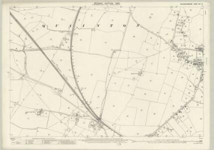 Buckinghamshire XXII.16 (includes: Quainton) - 25 Inch Map