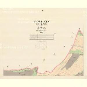 Wollein (Mnerzin) - m1768-1-003 - Kaiserpflichtexemplar der Landkarten des stabilen Katasters