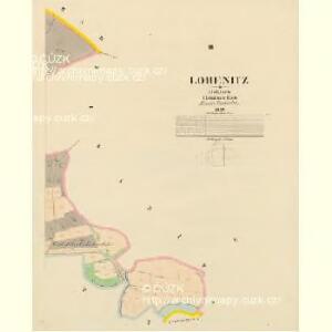 Lohenitz - c4197-1-003 - Kaiserpflichtexemplar der Landkarten des stabilen Katasters
