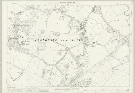 Gloucestershire XL.7 (includes: Arlingham; Frampton on Severn; Fretherne with Saul; Whitminster) - 25 Inch Map