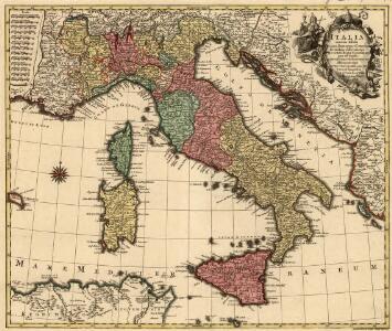 Italia annexis Insulis Sicilia, Sardinia et Corsica