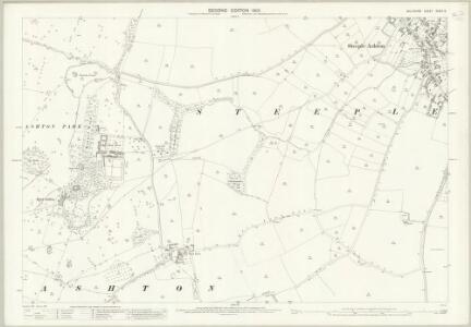 Wiltshire XXXIX.9 (includes: Steeple Ashton; West Ashton) - 25 Inch Map