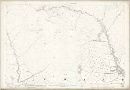 Derbyshire VI.15 (includes: Edale) - 25 Inch Map