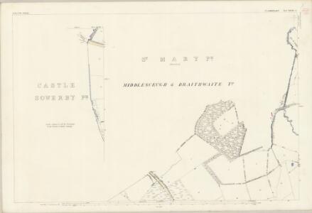Cumberland XXXVIII.12 (inset XLVIII.3) (includes: Castle Sowerby) - 25 Inch Map