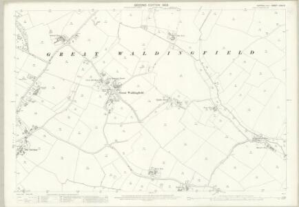 Suffolk LXXIII.9 (includes: Great Waldingfield; Little Waldingfield) - 25 Inch Map