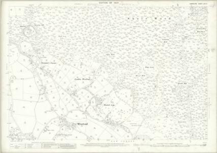 Hampshire and Isle of Wight LXIV.9 (includes: Copythorne; Denny Lodge; Minstead) - 25 Inch Map